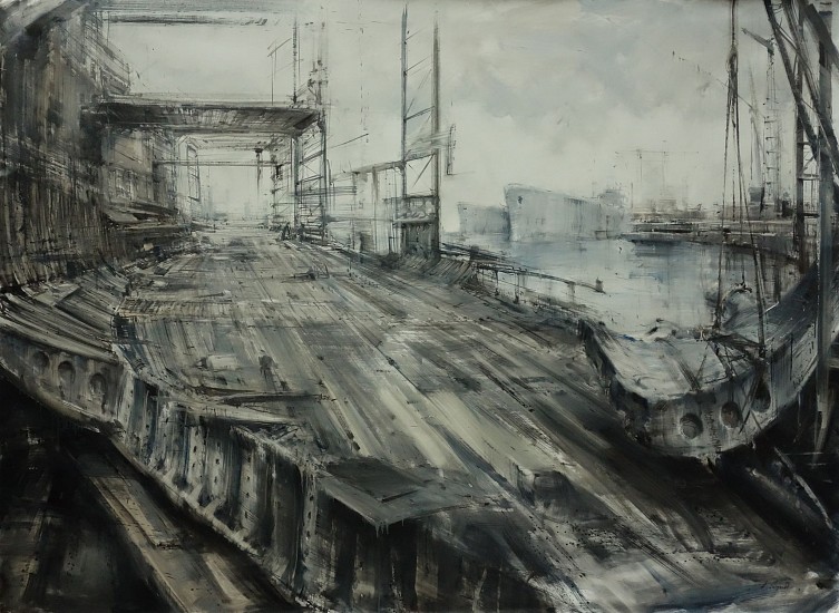 ALESSANDRO PAPETTI, Cantiere Navale
2014, Oil on canvas
