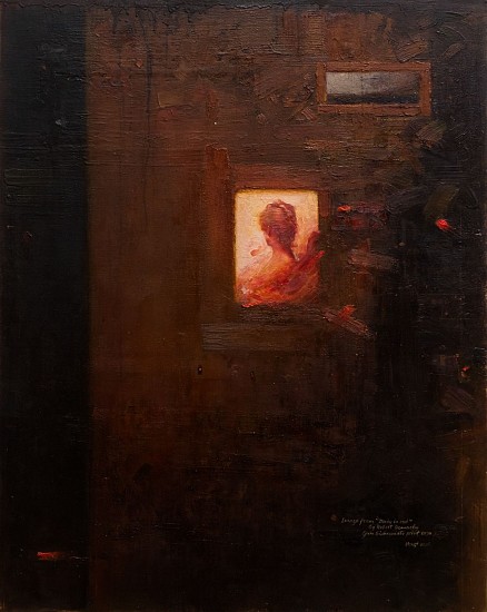 HAROLD VOIGT, After Robert Demachy (Study in Red)
Oil on canvas