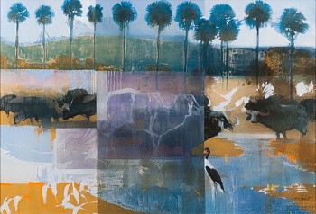 katavi spring oil on canvas 109x160cm