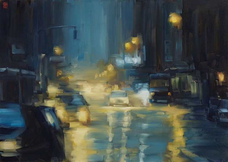 SASHA HARTSLIEF, City Lights
Oil on canvas
