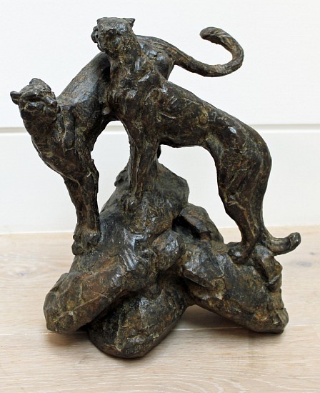 DYLAN LEWIS, S392 Cheetah Pair III Maquette
Bronze
