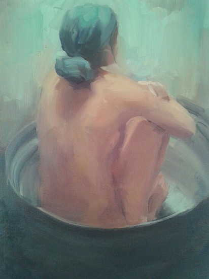 SASHA HARTSLIEF, Blue Bather
Oil on canvas