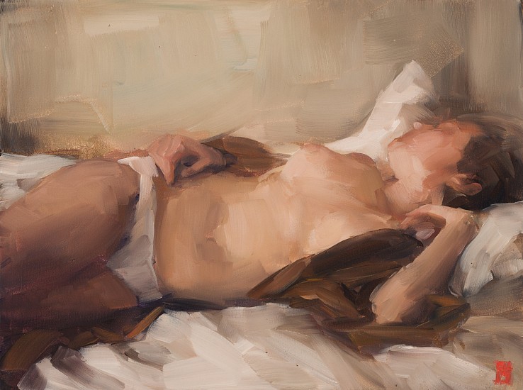 SASHA HARTSLIEF, Reclining Nude I
Oil on canvas