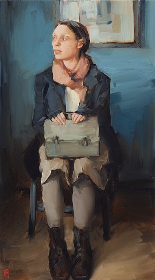 SASHA HARTSLIEF, Self Portrait with Painting
Oil on canvas