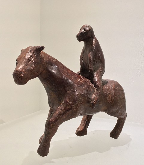 WILMA CRUISE, Horse And Baboon Rider
Bronze