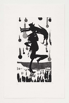 Beezy Bailey Cha Cha Cha Etching 50 x 33cm