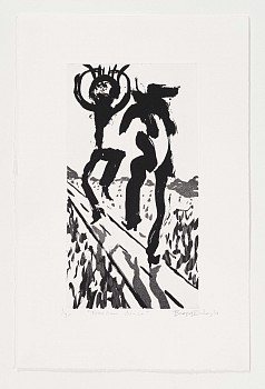 Beezy Bailey Freedom Dance Etching 50 x 33cm