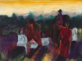 Beezy Bailey Jewel Revolution oil on canvas 90 x 120cm