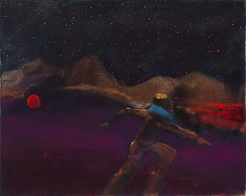 Beezy Bailey Midnight Walker oil on canvas 60 x 75cm