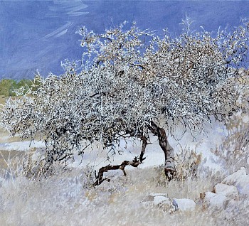 On the way to GÃƒÂ¶bekli Tepe, Turkey, 100 x 110cm, oil on canvas