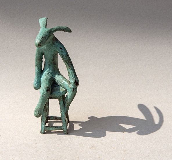 GUY DU TOIT, Small Hare on a Stool III
Bronze