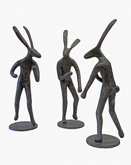GUY DU TOIT, Three Dancing Hares
Bronze