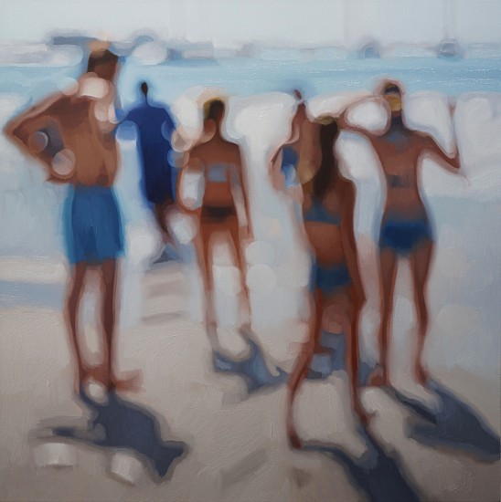 PHILIP BARLOW, beach
Oil on canvas