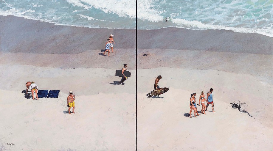 DENBY MEYER, Beach Walkers
Acrylic on canvas
