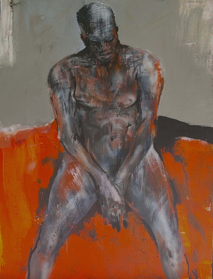 FRANTA, Homme Rouge
Oil on canvas