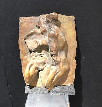 Franta Etreinte bronze 38cm