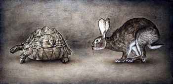 The Finish Line 61x124 cms