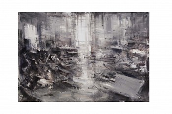 AP 44 16, Fabbrica, 2016, olio su tela, cm 100x150