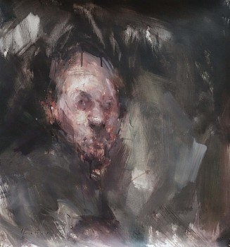 6 AP 63 17, Ritratto III, 2017, olio su tela, cm. 44 x 40