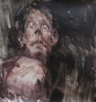 7 AP 64 17, Ritratto IV, 2017, olio su tela, cm.44 x 40