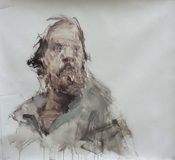 9 AP 66 17, Ritratto VI, 2017, olio su tela, cm. 44 x 40