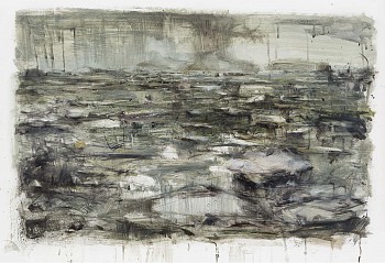 AP 70 16, Paesaggio, 2016, tecnica mista su carta, cm 70x103