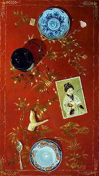 KEEP A GREEN TREE IN YOUR HEART AND PREHAPS A SINGING BIRD WILL COME 70 by 40cm (002)