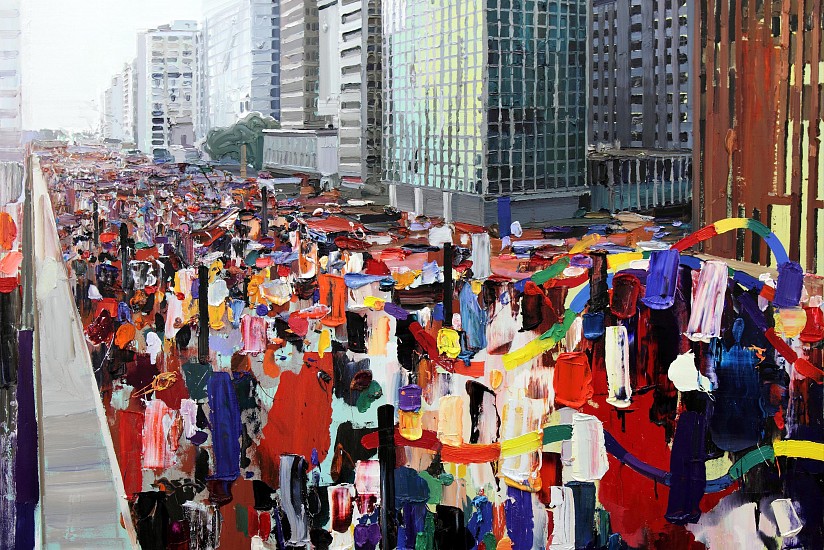 NIGEL MULLINS, Gay Pride, Sao Paulo
Oil on canvas