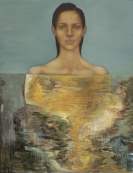 Shany van den Berg, Summer 2019, oil on board, 90 x 70 cm