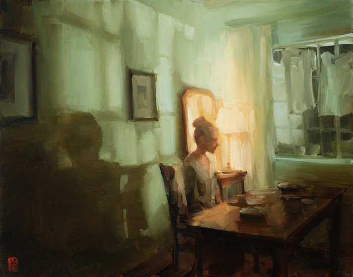 SASHA HARTSLIEF, Waiting
Oil on canvas