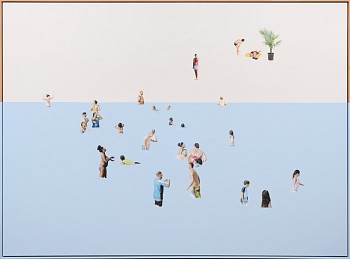 SMALL KIRSTEN BEETS. The Longest Summer, 2020. Oil on canvas. 1430 x 1930mm. Framed