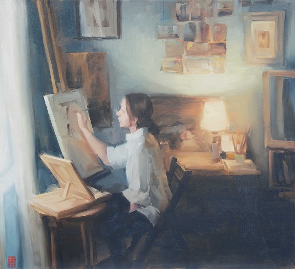 SASHA HARTSLIEF, A Room of One's Own
Oil on canvas