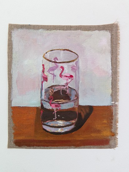 SWAIN HOOGERVOST, Glass half full
Oil on belgium linen