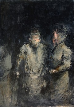 Immagini in assenza di tempo 36, 2020, acrylic on paper, cm 35x25, AP 60 20