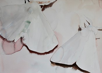 Night Thought #23, Tanya Poole, ink and watercolour on paper, 30 x 40cm, 2020