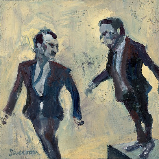 ANNE SASSOON, Stepping Down
Oil on canvas