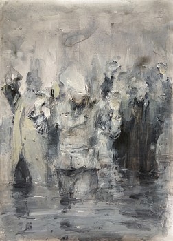 LOW Immagini in assenza di tempo 35, 2020, Acrylic on paper, cm 35x25, AP 59