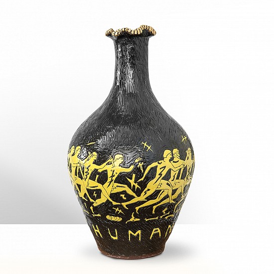 LUCINDA MUDGE, Humans (II)
Glazed ceramic, gold lustre