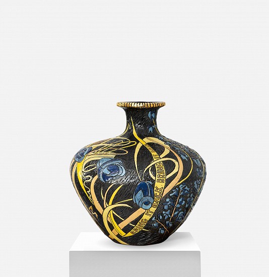 LUCINDA MUDGE, Bring it Back (after Emilio Pucci)
Glazed ceramic, gold lustre