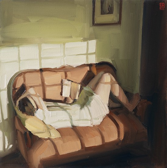 SASHA HARTSLIEF, The Reader
Oil on canvas