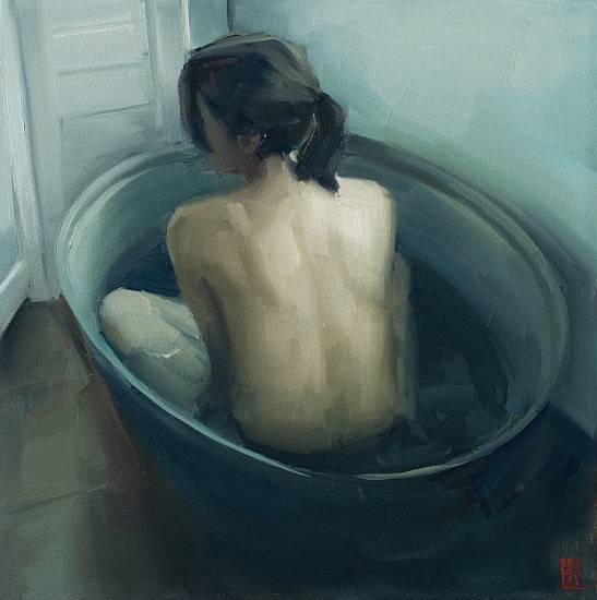 SASHA HARTSLIEF, Nude in the tub
Oil on canvas