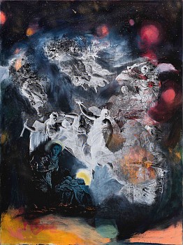 Beezy Bailey, Rising Stars, Oil on canvas, 120 x90 cm