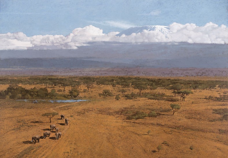 JOHN MEYER, Kilimanjaro (Kenya)
Mixed media on canvas
