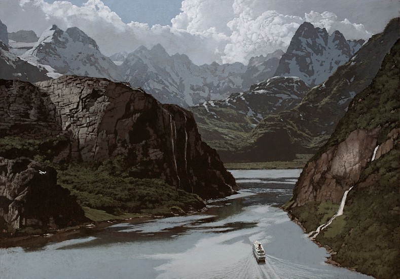 JOHN MEYER, Fjord Legends (Norway)
Mixed media on canvas