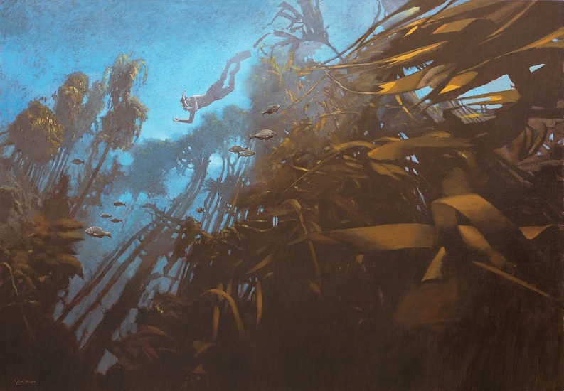 JOHN MEYER, Cape Kelp Forest (South Africa)
Mixed media on canvas