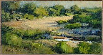Timbavati River Landscape, Central Kruger, 70cm x 130cm, Oil on Canvas