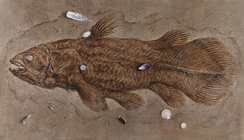 Claude Jammet, Primal Shore, 2022, oil on paper on canvas, 70 x 120cm (small)