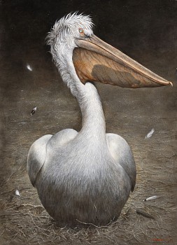 Claude Jammet, SOS, 2022, oil on paper on canvas, 110 x 80cm (resize)