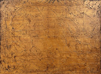 Phillipe Uzac, Gold, Gold leaf and oil on canvas, 56x75 cm, FAC2285
