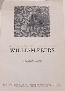 William Peers 100 Days Sketched in Marble